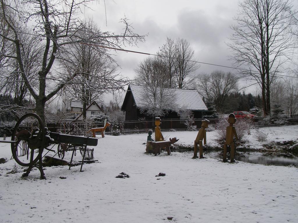 Chata Dvorečná Vila Loučovice Exterior foto